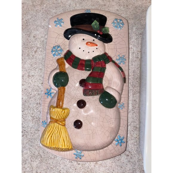 Vintage New Debco Loaf Pan with SnowMan Lid - Picture 6 of 6